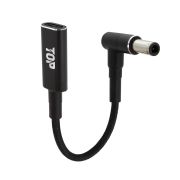 HDTOP C타입 to DC PD100W 노트북 충전 케이블 15CM 6.5x3.7 HT-CL058