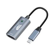 HDTOP C타입 TO HDMI 4K60Hz 영상 캡처보드 15CM HT-3C010