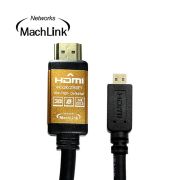 마하링크 Ultra HDMI to Micro HDMI Ver2.0 골드 케이블 1.2M ML-H2C012