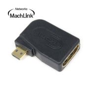 마하링크 HDMI to Micro HDMI F/M 꺾임 젠더 ML-H012