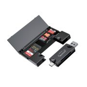 마하링크 USB3.1 C + 3.0 A MicroSD 수납형 카드리더기 ML-RC35AC
