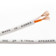 HDTOP 국산 페어 스피커케이블 30C 화이트 2M HT-30W002