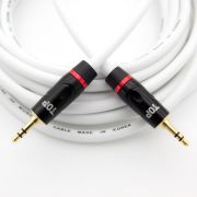 HDTOP 국산 3.5스테레오 AUX 케이블 블랙 화이트 50M HT-TP704