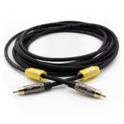 HDTOP 국산 RCA 오디오 알로이 노이즈필터 케이블 메탈 블랙 10M HT-TN3533