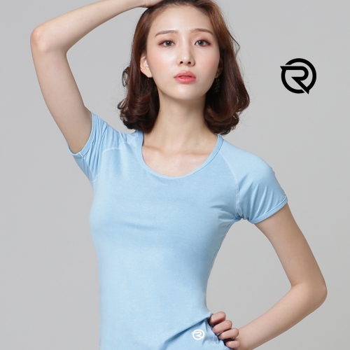 롤리핏 스포츠 라운드 숏 슬리브스