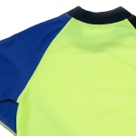 유아래쉬가드 키즈수영복 심플빅로고 네온옐로우