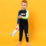 유아동용 래쉬가드 아동실내수영복 심플빅로고 블랙