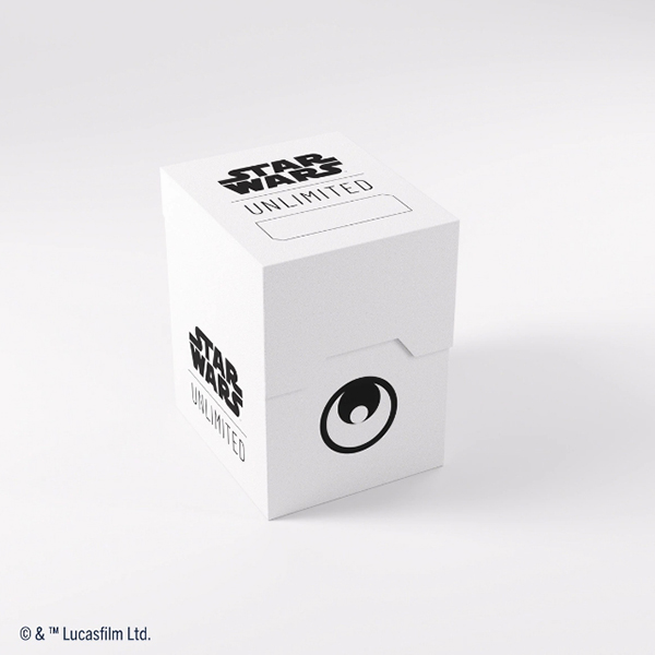 스타워즈 언리미티드 소프트 덱박스 - 백/흑색  Star Wars: Unlimited Soft Crate - WHITE/BLACK