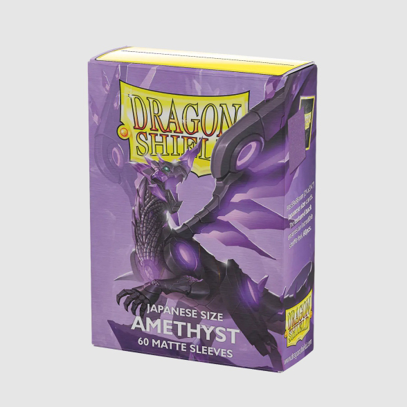 [드래곤실드]카드 프로텍터 매트 슬리브 유희왕 사이즈 - 애미시스트 Matte Amethyst (60매)