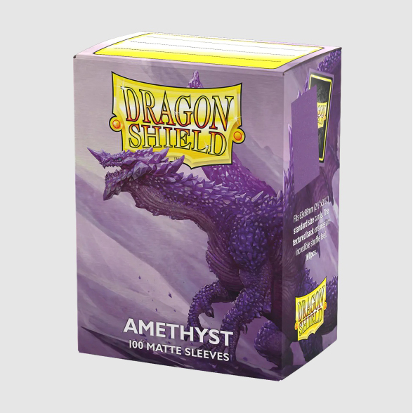 [드래곤실드]카드 프로텍터 매트 슬리브 스탠다드 사이즈 - 애미시스트 Matte Amethyste (100매)