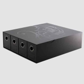 [드래곤실드]포트리스 수평 4단 카드 보관함 - 블랙(흑색) Fortress - 4-Card Drawers Horizontal - Black