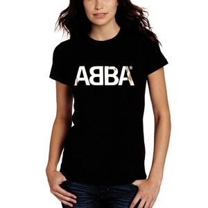 아바 ABBA logo gold 티셔츠
