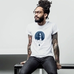 스티비 원더 STEVIE WONDER 1Da Wear 티셔츠
