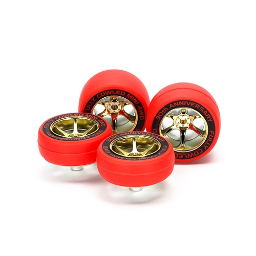 [95665] Red Slicks & G Plated Whl FC30