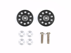 [92458] LW 13mm ALUMINUM BALL-RACE ROLLERS (RINGLESS/BLACK) (TKC 30TH Anniver.)