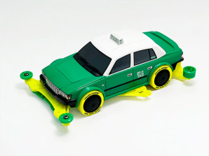 [92465] Hong Kong Racing Taxi Green SP (FM-A/Finished Model)
