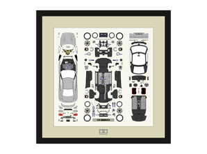 [21210] 1/24 NISSAN GT-R Ultimate Parts PANEL (Metal Silver)