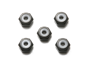 [95719] 2mm Alu. Lock Nut Black*5