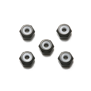 [95719] 2mm Alu. Lock Nut Black*5