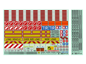 [56534] 1/14 Tractor/Trailer Sticker