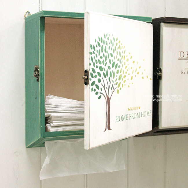 핸드타올 우드케이스-스텐실형 20%SALE