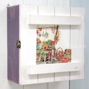 점보롤 우드케이스- 프로방스형 15%SALE