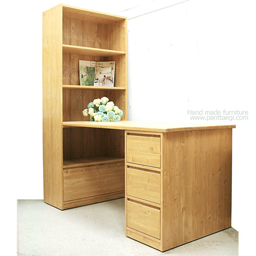 서랍책장+책상SET