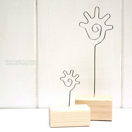 손 메모꽂이철-소 25%SALE