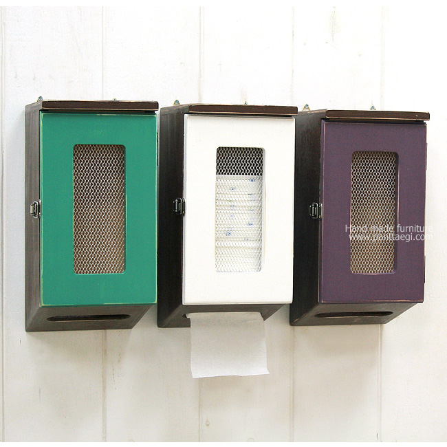 벽걸이 냅킨케이스-철망형 20%SALE