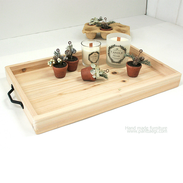 손잡이 우드트레이-40mm 15%SALE