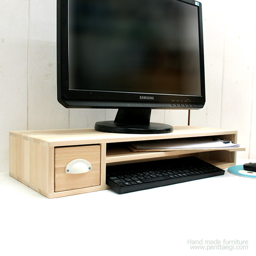 2단 모니터받침대-서랍형 15%SALE