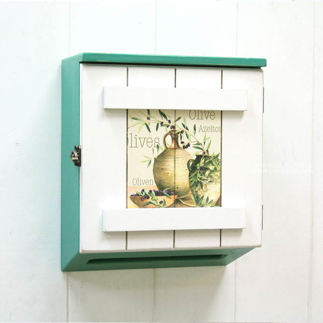 핸드타올 우드케이스- 프로방스형 20%SALE