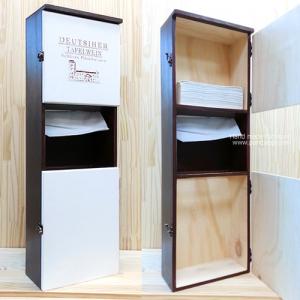 핸드타올 우드케이스-휴지통일체형 20%SALE