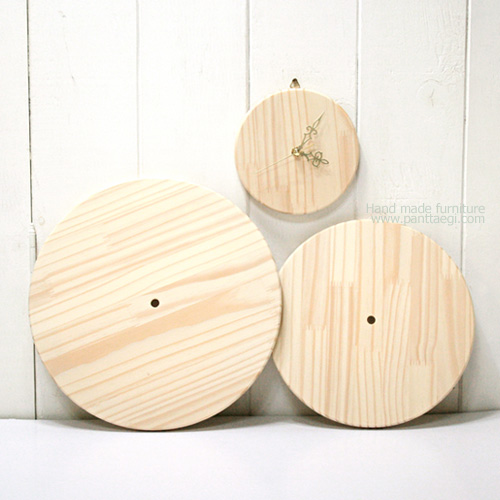 원목원형시계판 15%SALE