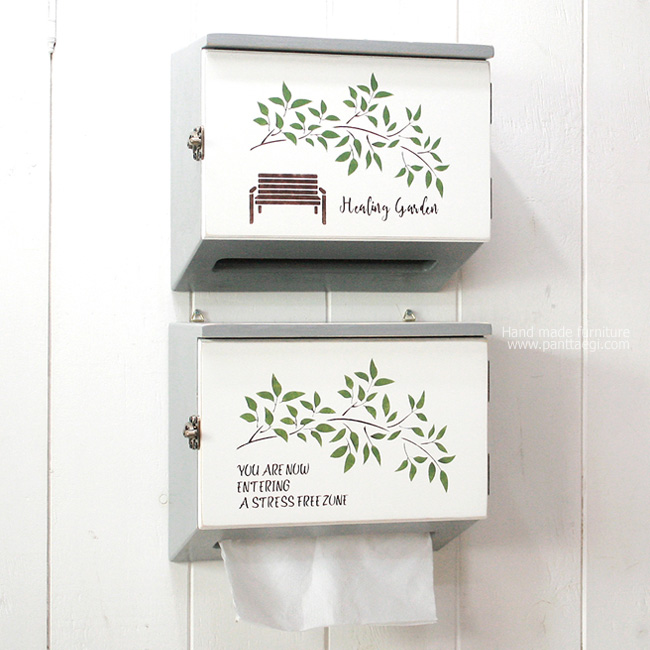 핸드타올 우드케이스-Gray 20%SALE