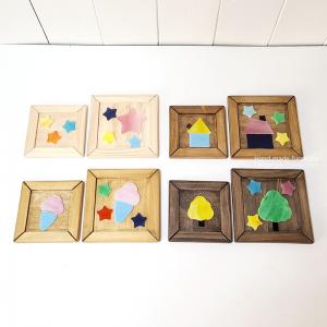 유리조각 컵받침만들기-나무 15%SALE