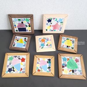 유리조각 컵받침만들기-나무 15%SALE