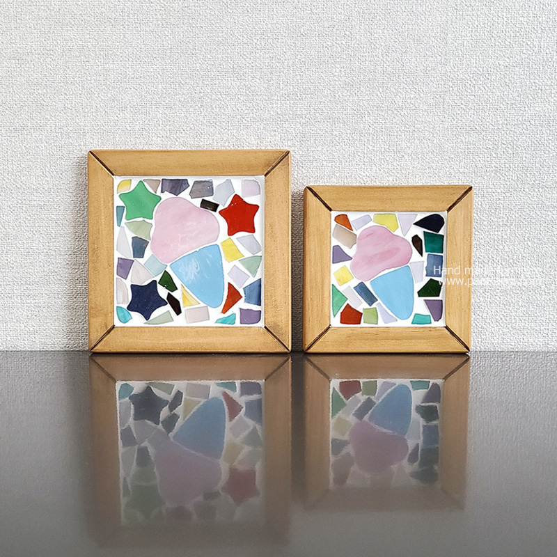 유리조각 컵받침만들기-아이스크림 15%SALE