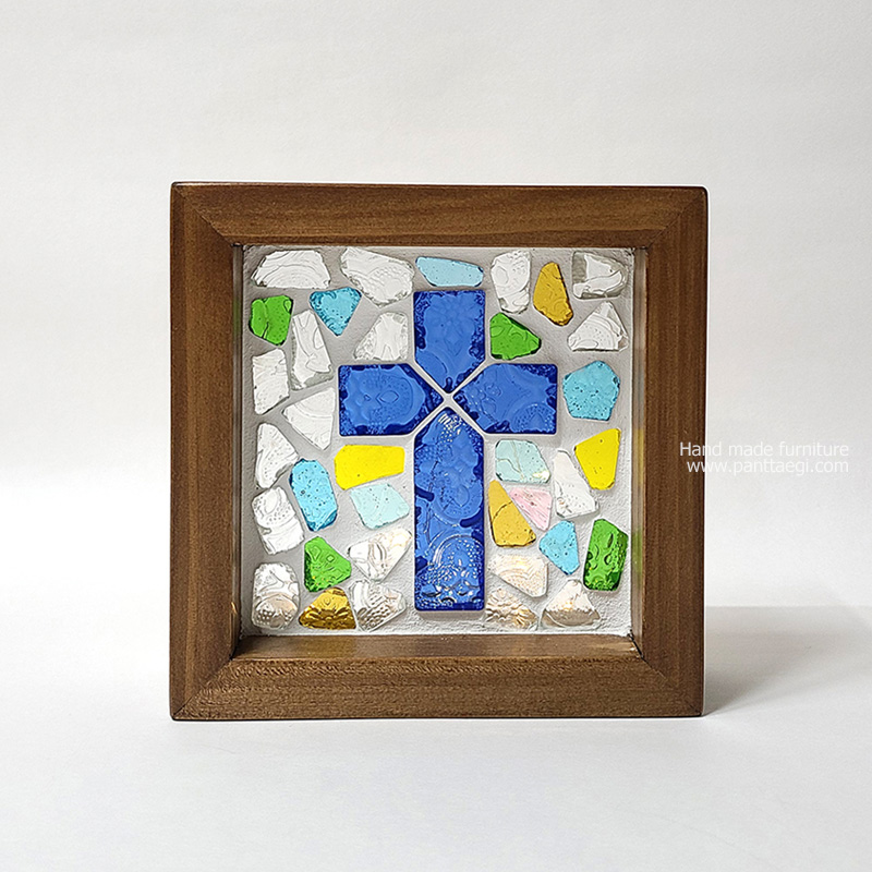 유리모자이크 액자만들기-십자가 20%SALE