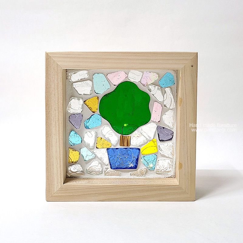 유리모자이크 액자만들기-화분 20%SALE