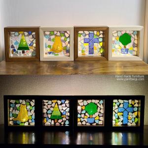 유리모자이크 액자만들기-고양이 20%SALE