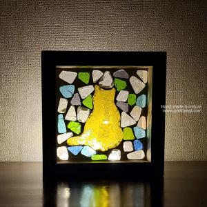 유리모자이크 액자만들기-고양이 20%SALE