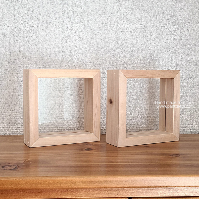 투명유리 원목액자 15%SALE