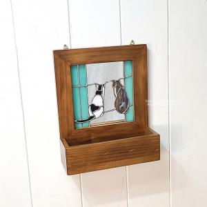 고양이 원목액자거울 10%SALE