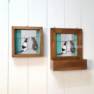 고양이 원목액자거울 10%SALE