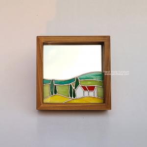 언덕위에집 원목액자거울 10%SALE