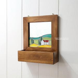 언덕위에집 원목액자거울 10%SALE