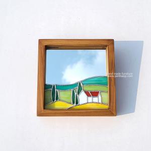 언덕위에집 원목액자거울 10%SALE