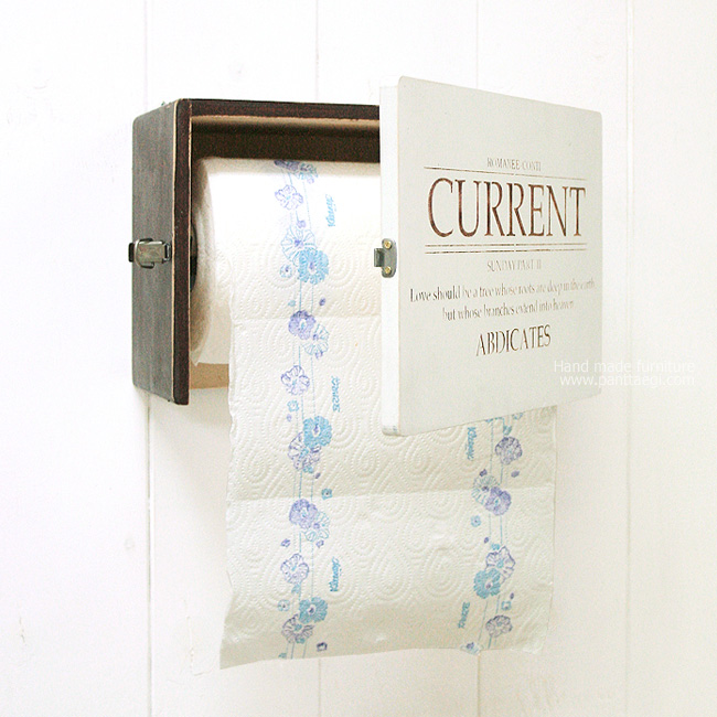 키친타올케이스-스텐실형[브라운] 20%SALE