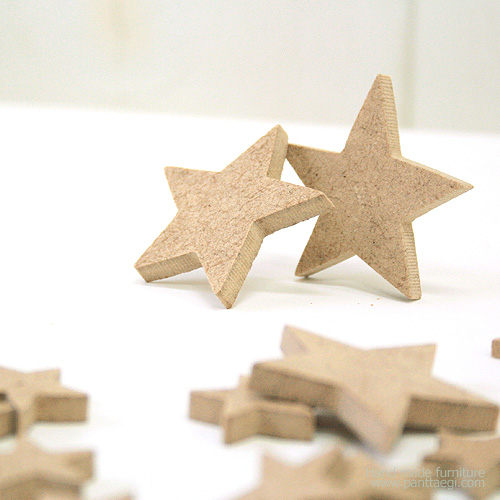 MDF별 오너먼트-4개 20%SALE